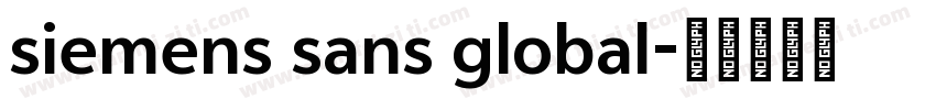 siemens sans global字体转换